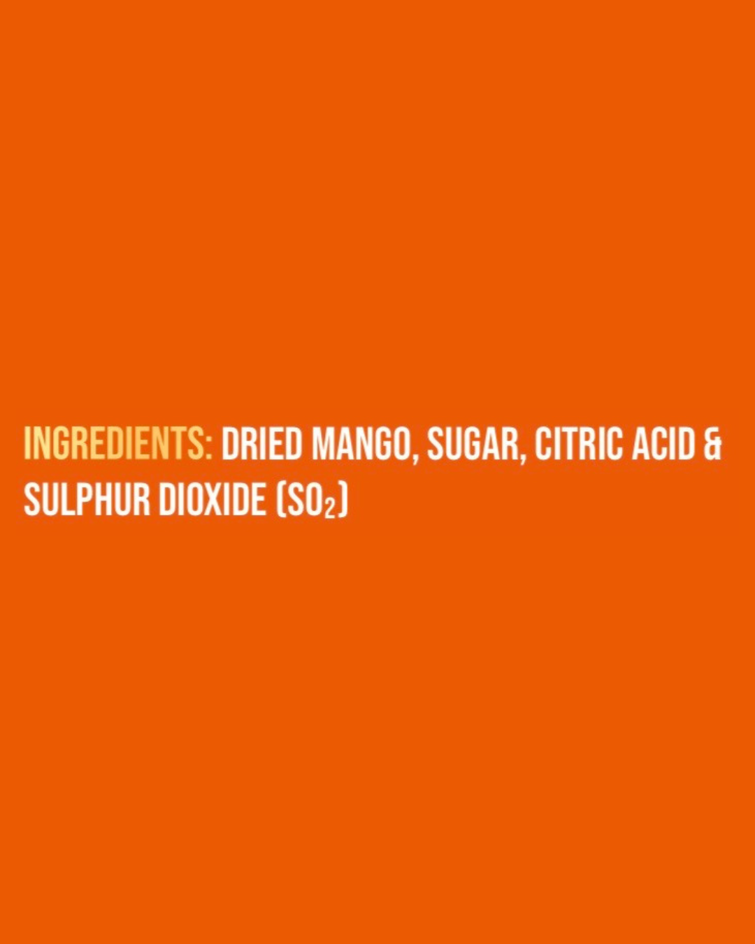 Dried Mango