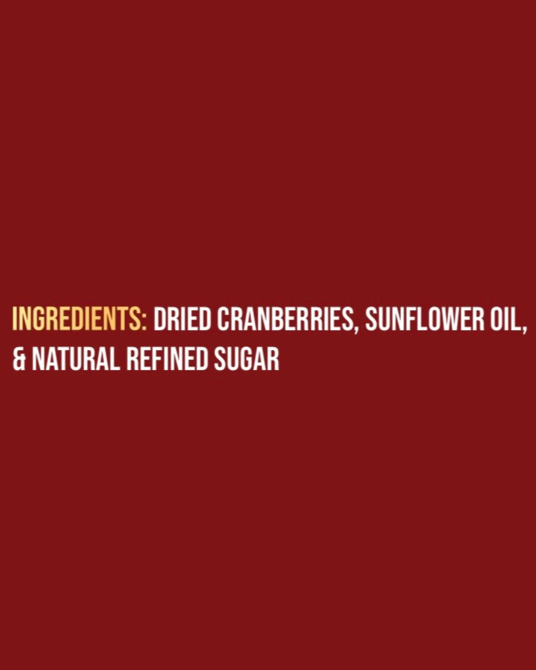 Dried Cranberry