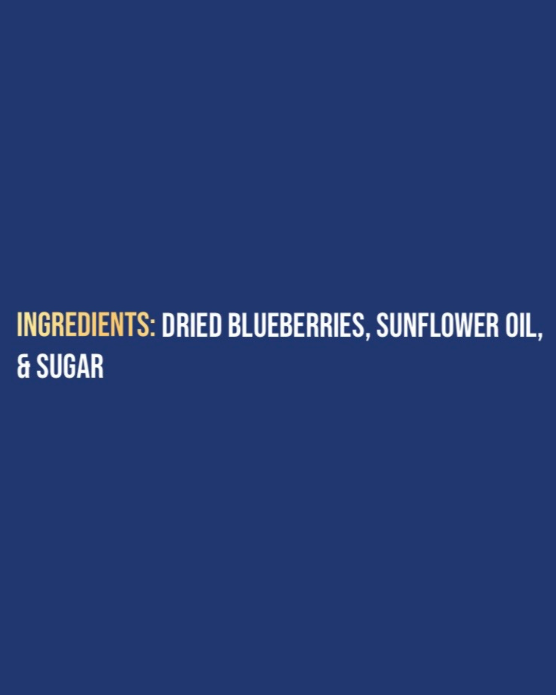 Dried Blueberry