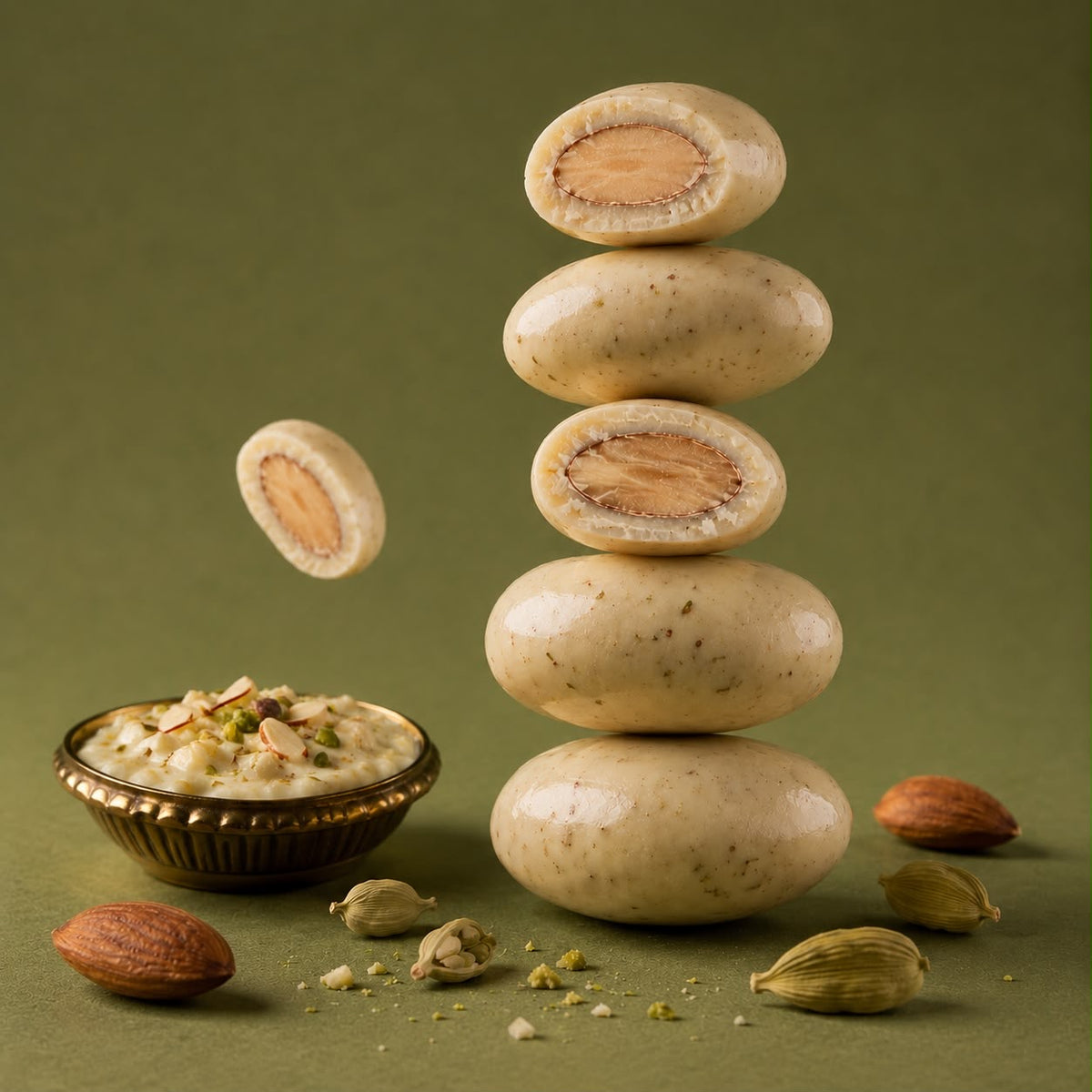 Rabdi Elaichi Almonds