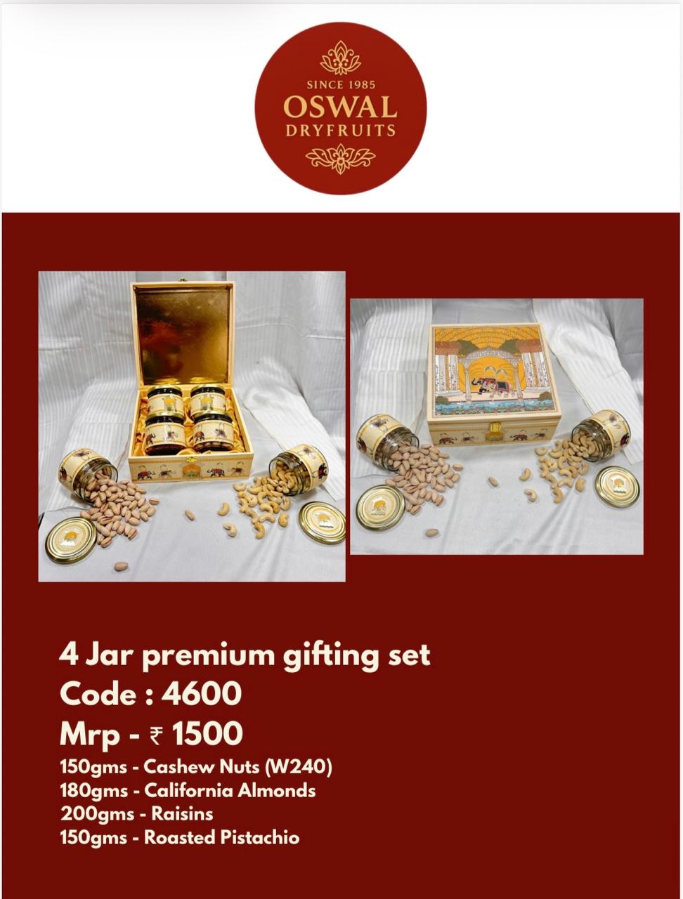 4 Jar Premium Gift Set