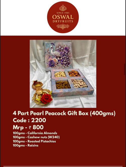 Pearl Peacock Gift Box